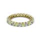 2 - Tiffany 2.80 mm Peridot and Diamond Eternity Band 