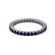 2 - Tiffany 2.00 mm Blue Sapphire Eternity Band 