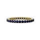 1 - Tiffany 2.00 mm Blue Sapphire Eternity Band 