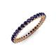 3 - Tiffany 2.00 mm Blue Sapphire Eternity Band 