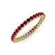 3 - Tiffany 2.00 mm Ruby Eternity Band 