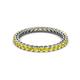 2 - Tiffany 2.00 mm Yellow Sapphire Eternity Band 