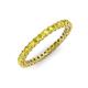 3 - Tiffany 2.00 mm Yellow Sapphire Eternity Band 
