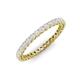 3 - Tiffany 2.00 mm White Sapphire Eternity Band 