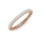 3 - Tiffany 2.00 mm White Sapphire Eternity Band 