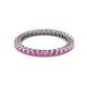 2 - Tiffany 2.00 mm Pink Sapphire Eternity Band 