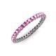 3 - Tiffany 2.00 mm Pink Sapphire Eternity Band 