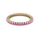 2 - Tiffany 2.00 mm Pink Sapphire Eternity Band 