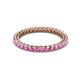 2 - Tiffany 2.00 mm Pink Sapphire Eternity Band 