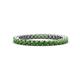 1 - Tiffany 2.00 mm Green Garnet Eternity Band 