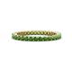 1 - Tiffany 2.00 mm Green Garnet Eternity Band 