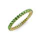 3 - Tiffany 2.00 mm Green Garnet Eternity Band 