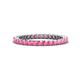 1 - Tiffany 2.00 mm Pink Tourmaline Eternity Band 