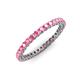 3 - Tiffany 2.00 mm Pink Tourmaline Eternity Band 