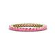 1 - Tiffany 2.00 mm Pink Tourmaline Eternity Band 