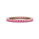 1 - Tiffany 2.00 mm Pink Tourmaline Eternity Band 
