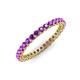 3 - Tiffany 2.00 mm Amethyst Eternity Band 