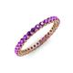 3 - Tiffany 2.00 mm Amethyst Eternity Band 