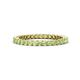 1 - Tiffany 2.00 mm Peridot Eternity Band 