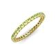 3 - Tiffany 2.00 mm Peridot Eternity Band 