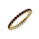 3 - Tiffany 2.00 mm Red Garnet Eternity Band 