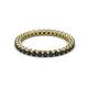 2 - Tiffany 2.00 mm Black Diamond Eternity Band 