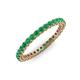 3 - Tiffany 2.00 mm Emerald Eternity Band 