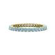 1 - Tiffany 2.00 mm Aquamarine Eternity Band 