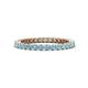 1 - Tiffany 2.00 mm Aquamarine Eternity Band 