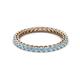 2 - Tiffany 2.00 mm Aquamarine Eternity Band 
