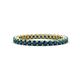 1 - Tiffany 2.00 mm Blue Diamond Eternity Band 