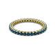 2 - Tiffany 2.00 mm Blue Diamond Eternity Band 