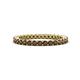 1 - Tiffany 2.00 mm Smoky Quartz Eternity Band 