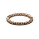 2 - Tiffany 2.00 mm Smoky Quartz Eternity Band 