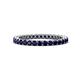 1 - Tiffany 2.00 mm Blue Sapphire Eternity Band 