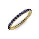 3 - Tiffany 2.00 mm Blue Sapphire Eternity Band 