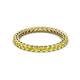 2 - Tiffany 2.00 mm Yellow Sapphire Eternity Band 