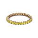 2 - Tiffany 2.00 mm Yellow Sapphire Eternity Band 