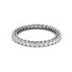 2 - Tiffany 2.00 mm White Sapphire Eternity Band 