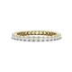 1 - Tiffany 2.00 mm White Sapphire Eternity Band 