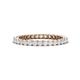 1 - Tiffany 2.00 mm White Sapphire Eternity Band 