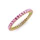 3 - Tiffany 2.00 mm Pink Sapphire Eternity Band 