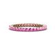 1 - Tiffany 2.00 mm Pink Sapphire Eternity Band 