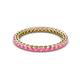 2 - Tiffany 2.00 mm Pink Tourmaline Eternity Band 
