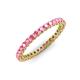 3 - Tiffany 2.00 mm Pink Tourmaline Eternity Band 
