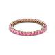 2 - Tiffany 2.00 mm Pink Tourmaline Eternity Band 