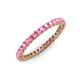 3 - Tiffany 2.00 mm Pink Tourmaline Eternity Band 