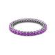 2 - Tiffany 2.00 mm Amethyst Eternity Band 