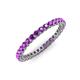 3 - Tiffany 2.00 mm Amethyst Eternity Band 