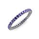 3 - Tiffany 2.00 mm Iolite Eternity Band 